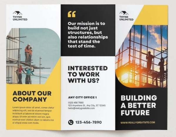 BROCHURES & TO-GO MENUS